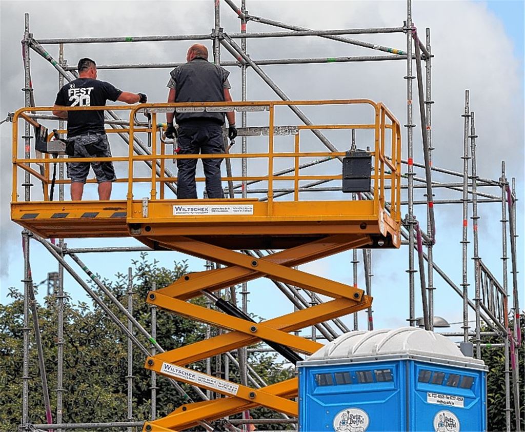 Parkplatz wird zum Partygelände