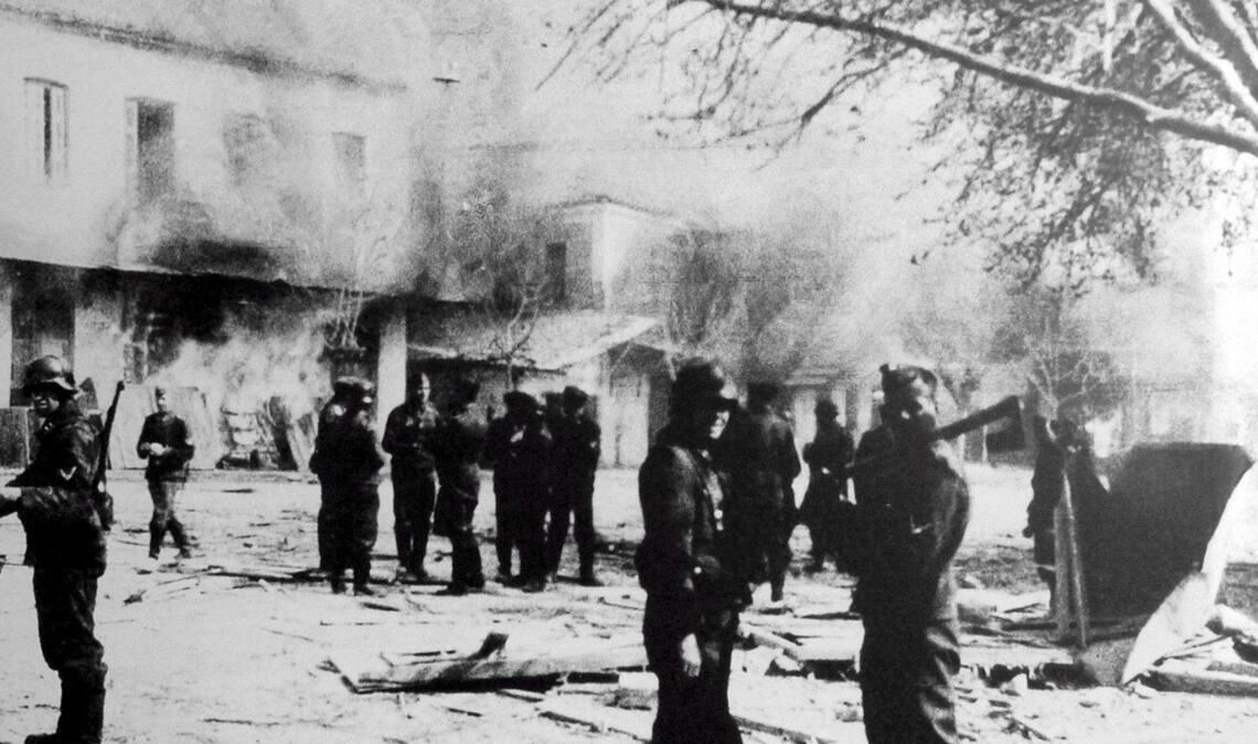 Ausgangspunkt ist eine Klage griechischer Opfer des NS-Massakers von Distomo vom 10. Juni 1944, bei dem die Waffen-SS 218 Bewohner des Dorfes massakrierte. (Archivbild)