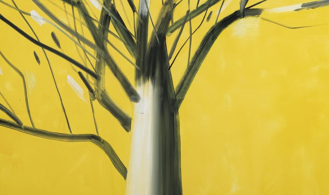 Ausschnitt als „Tree“ von Alex Katz, 2020