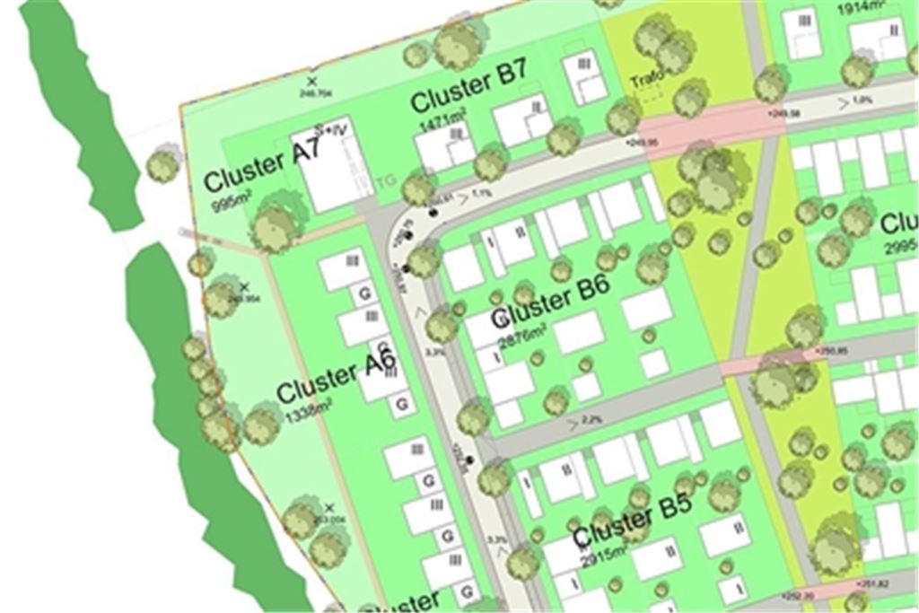 Ausschnitt aus einem Plan fürs Wohnen auf dem Ziegeleigelände. Grafik: Archiv