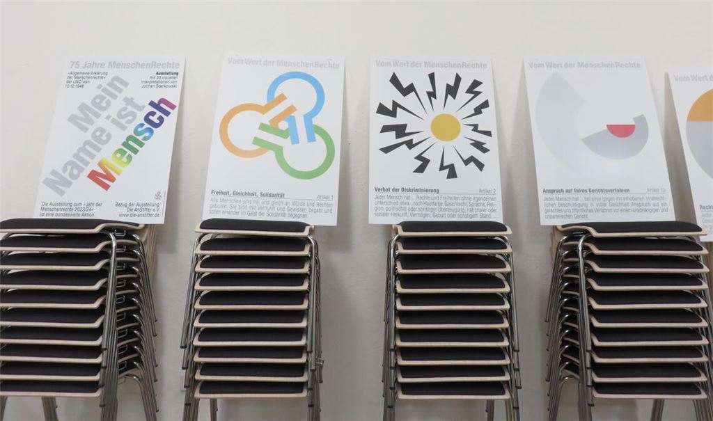 Ausstellung „Mein Name ist Mensch“ kommt nach Stationen in Dresden, Köln, Stuttgart und Dortmund nun auch nach Knittlingen. Foto: Becker