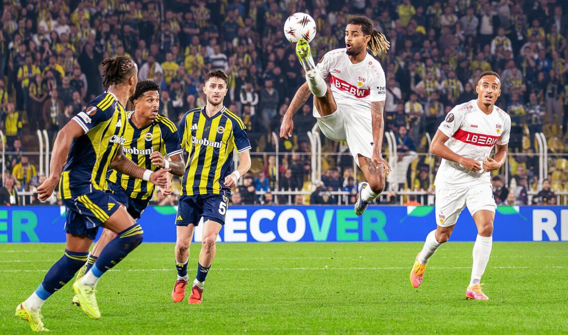 Auswärts setzte es für den VfB (im Bild in Istanbul mit