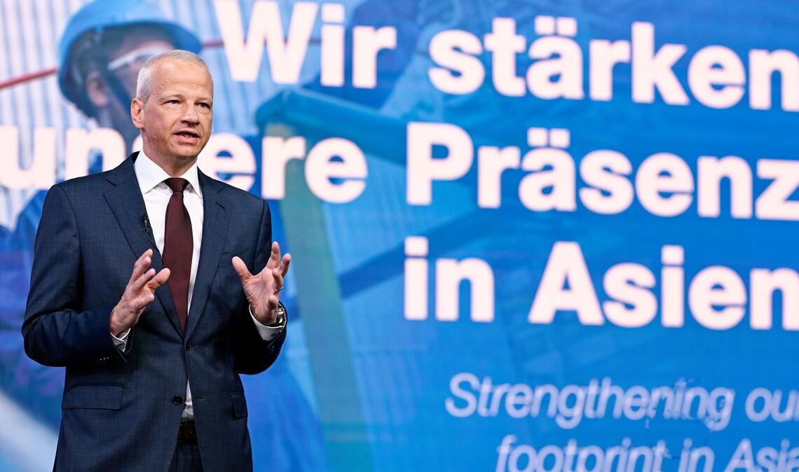 BASF-Chef Kamieth: Milliardeninvestition in China lohnt sich später als gedacht. (Archivbild)