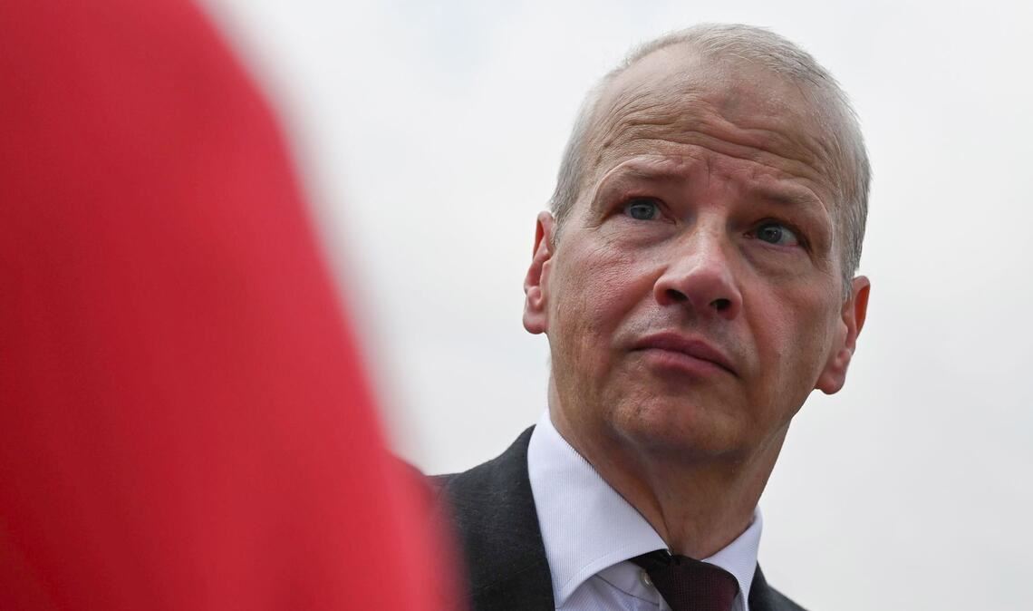 BASF-Vorstandschef Markus Kamieth gab vor Journalisten einen Ausblick zur Lage der Chemieindustrie.