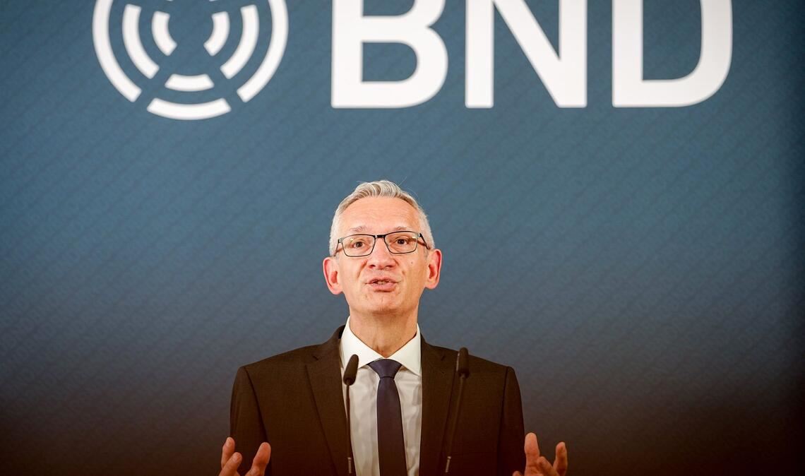 BND-Chef Jäger erwartet einen anderen Umgang mit hybriden Angriffen aus Russland. (Archivbild)