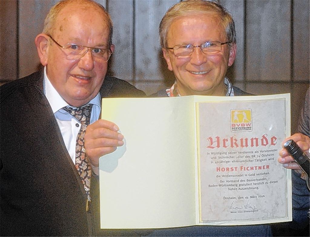 Die gute Seele des Boxring 74