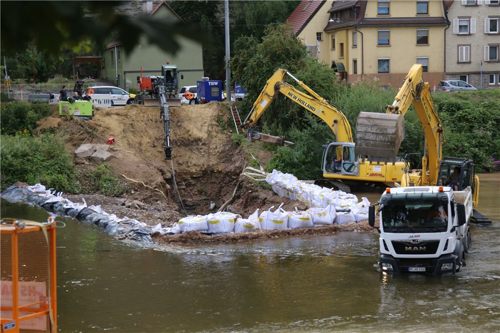 Baustelle Mühlacker Enz