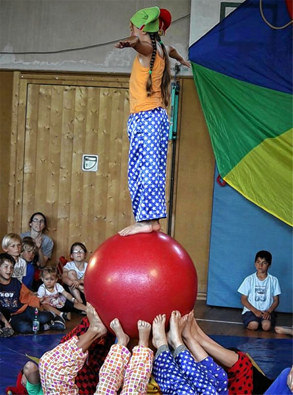 Balance und Teamarbeit. Foto: privat