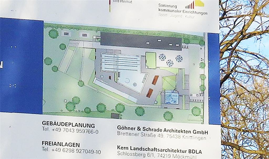 Bald ist die Sanierung des Knittlinger Freibads abgeschlossen. Foto: Archiv