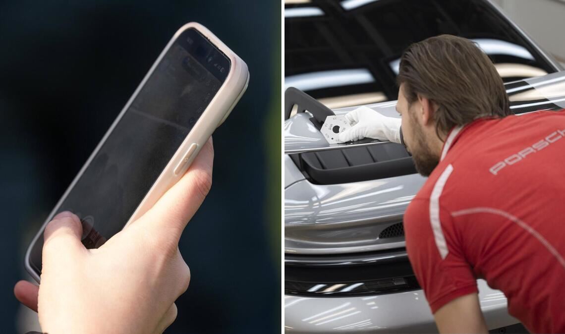 Bald untersagt: Porsche-Mitarbeiter  in Zuffenhausen dürfen ihr Privathandy während der Arbeitstätigkeit nicht mehr nutzen.