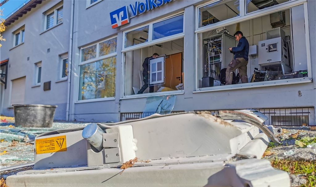 Bankomat gesprengt