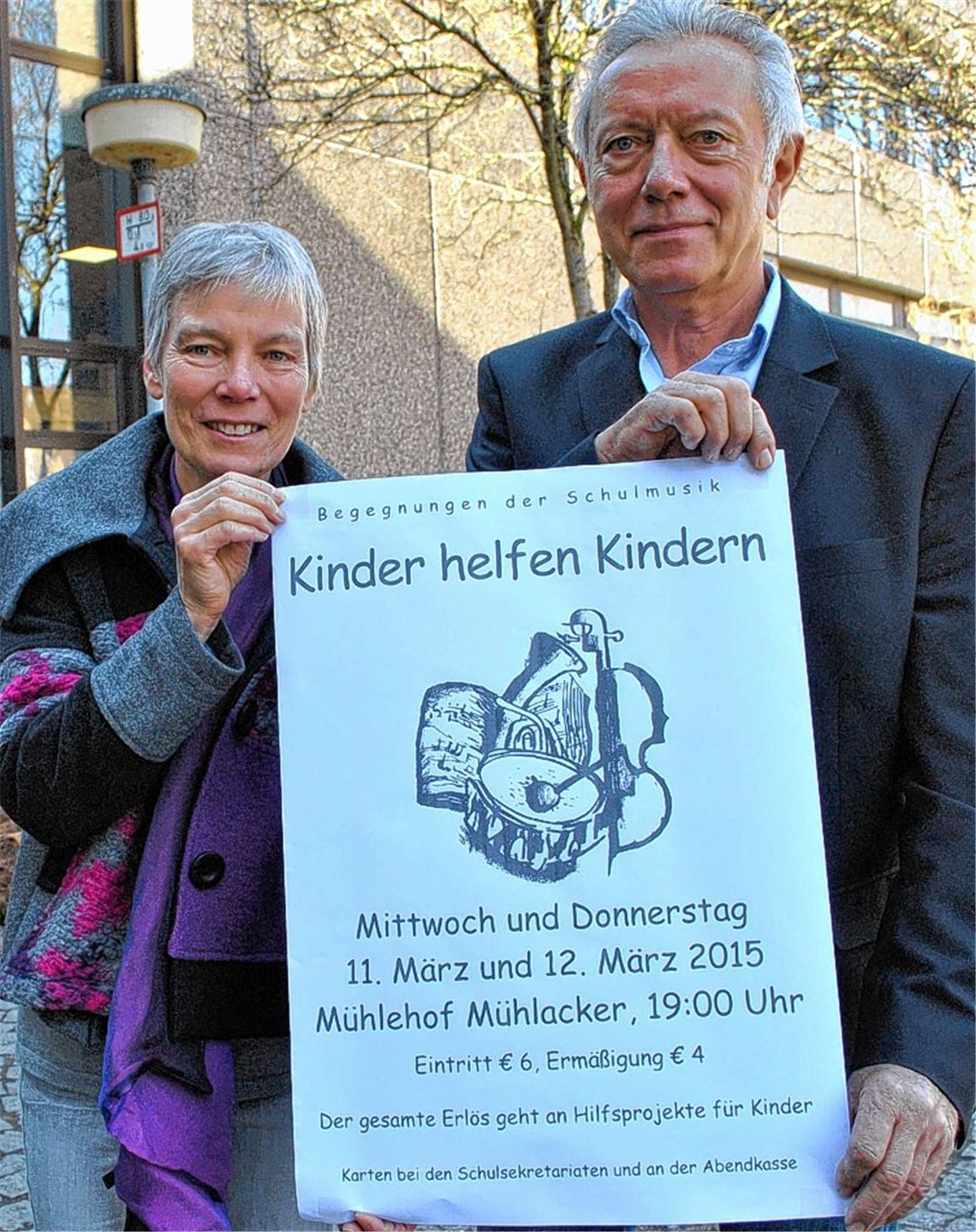 Barbara Straub und Wolfhard Bickel laden am 11. und 12. März zur Neuauflage von „Kinder helfen Kindern“ ein.Foto: Stahlfeld