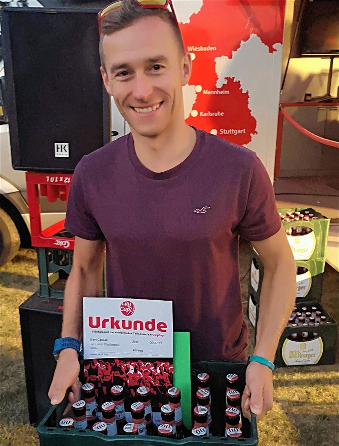 Nasse Schwämme für schnelle Läufer