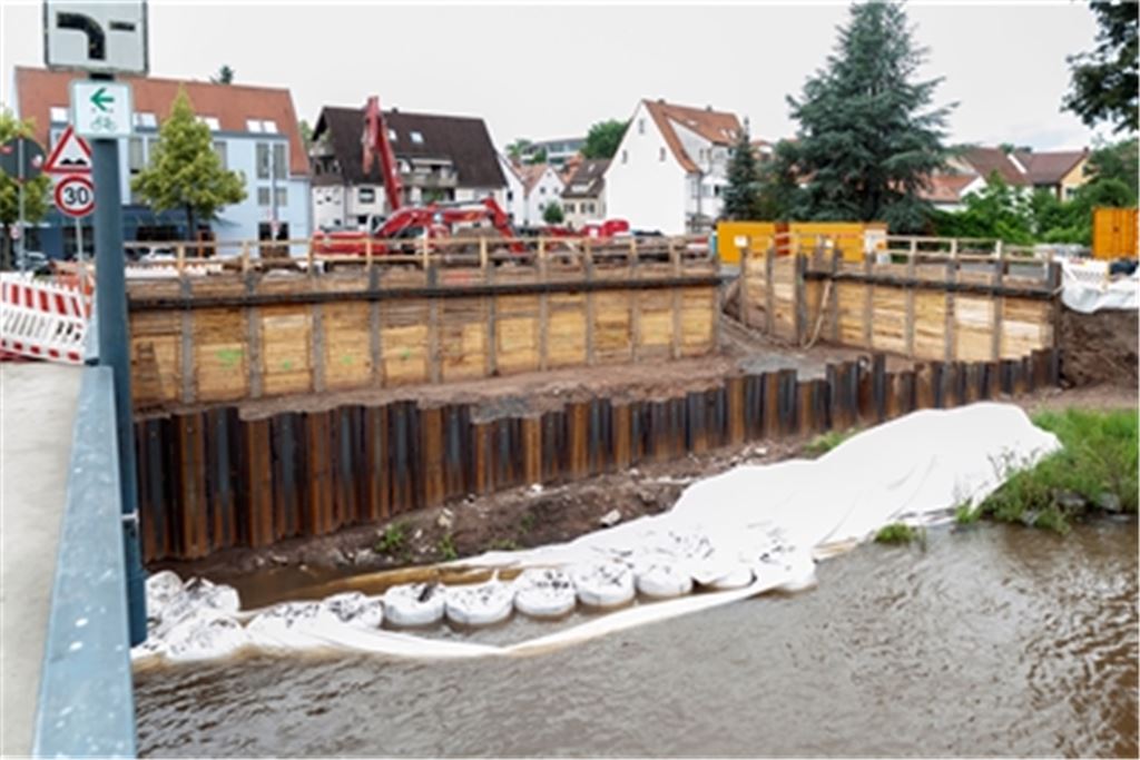 Bau der Herrenwaagbrücke. Foto: Fotomoment