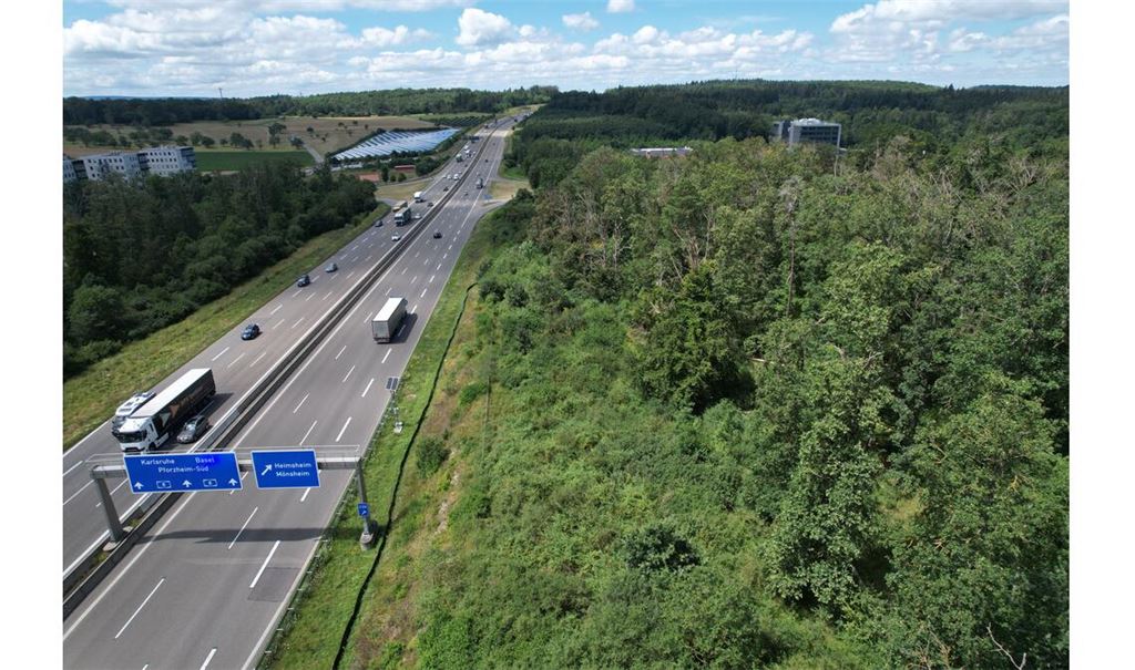 Bauarbeiten sollen die Anschlussstelle Heimsheim in Richtung Karlsruhe sicherer machen. Foto: Autobahn GmbH Niederlassung Südwest