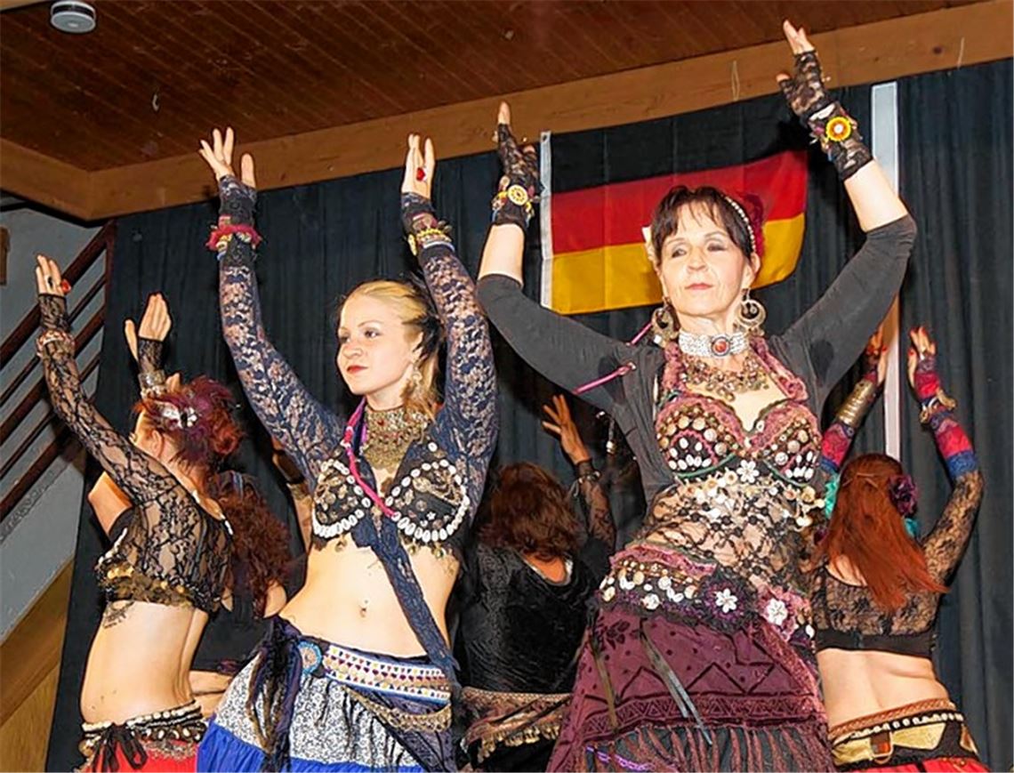 Bauchtanz-Einlagen als gern gesehener Teil des Abendprogramms.