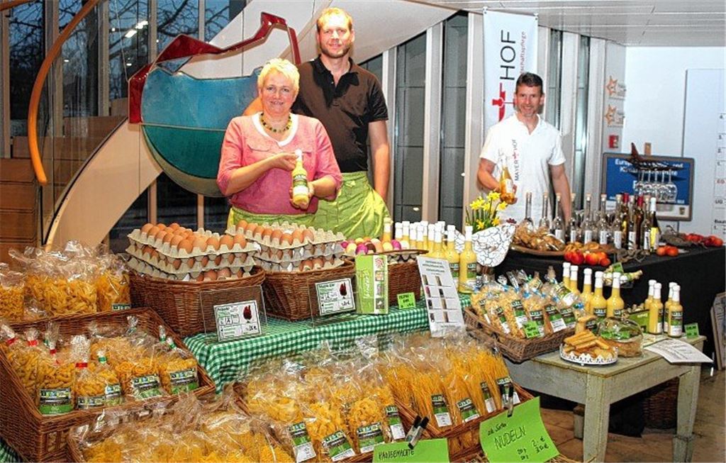 Schaufenster der regionalen Produkte