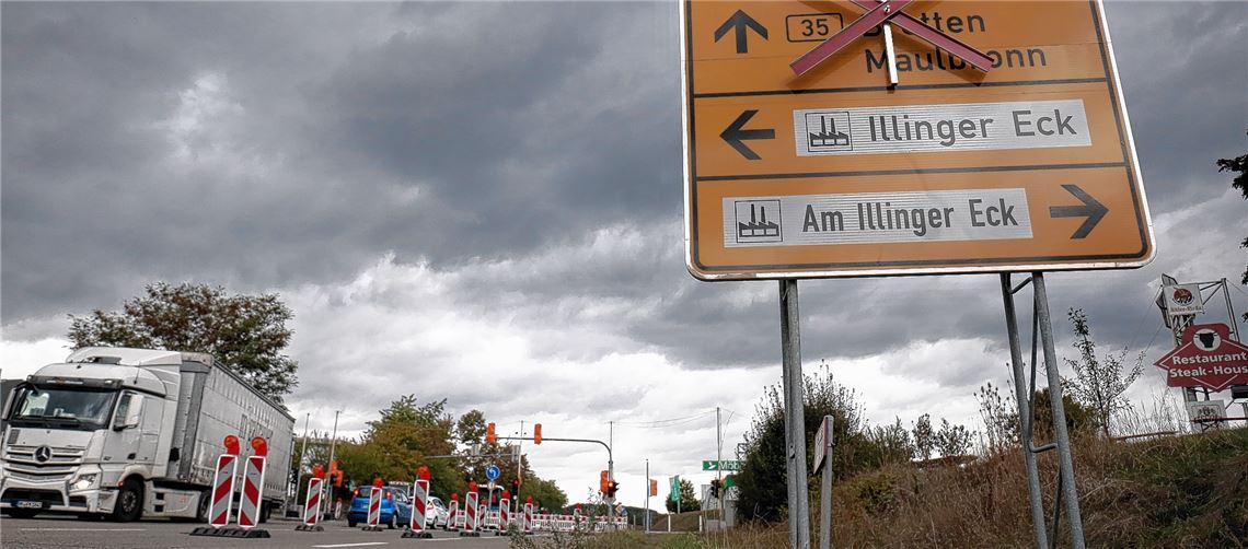 Baustelle am Illinger Eck