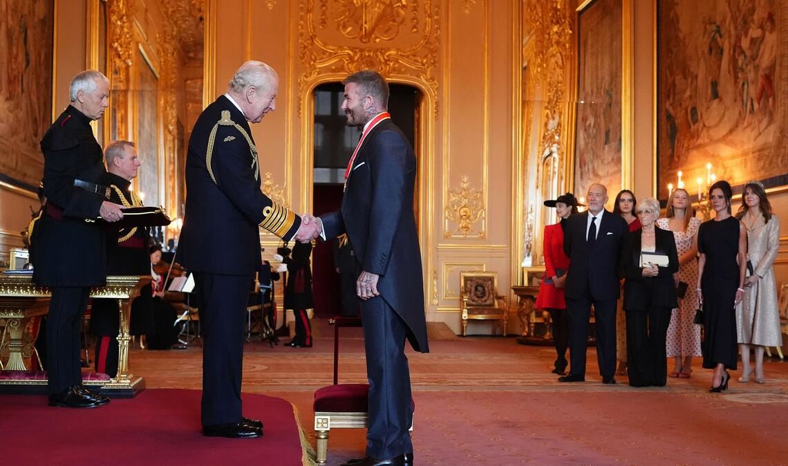 Beckham gilt als großer Verehrer des Königshauses.