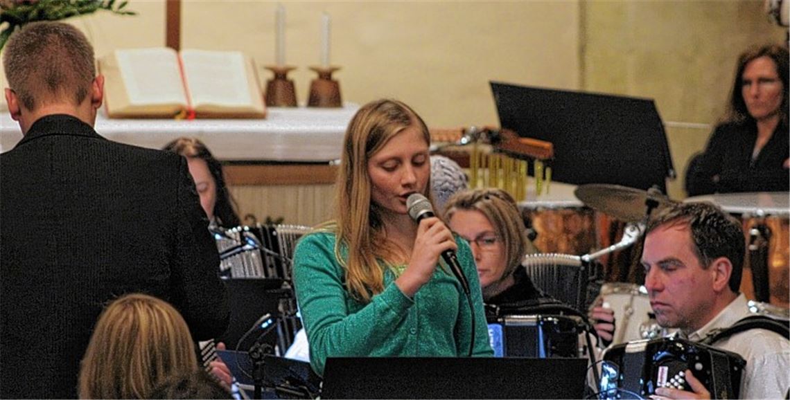 Beeindruckendes Finale: die junge Solistin Swaantje Schwarzien.