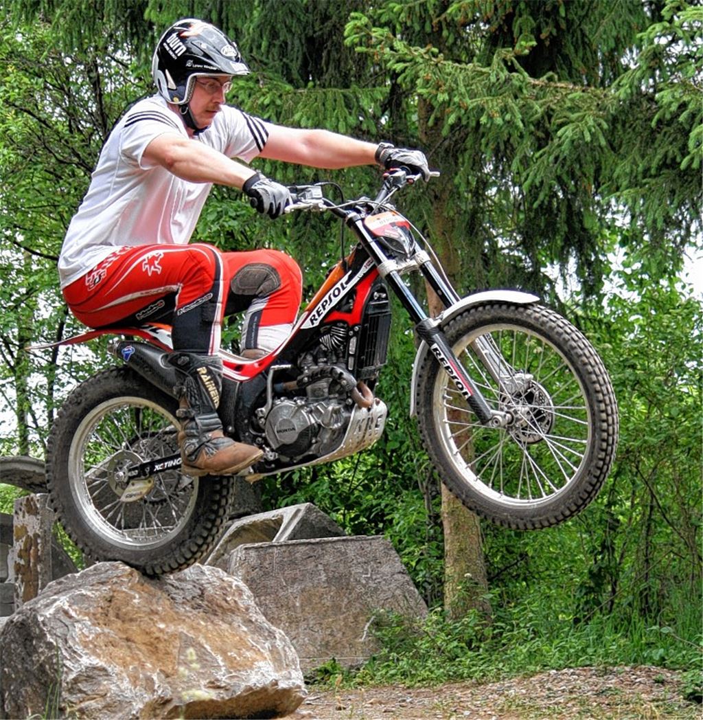 Beherrschen der Maschine: Lorenz Winckler vom RMSC Ölbronn beim Training. Foto: privat