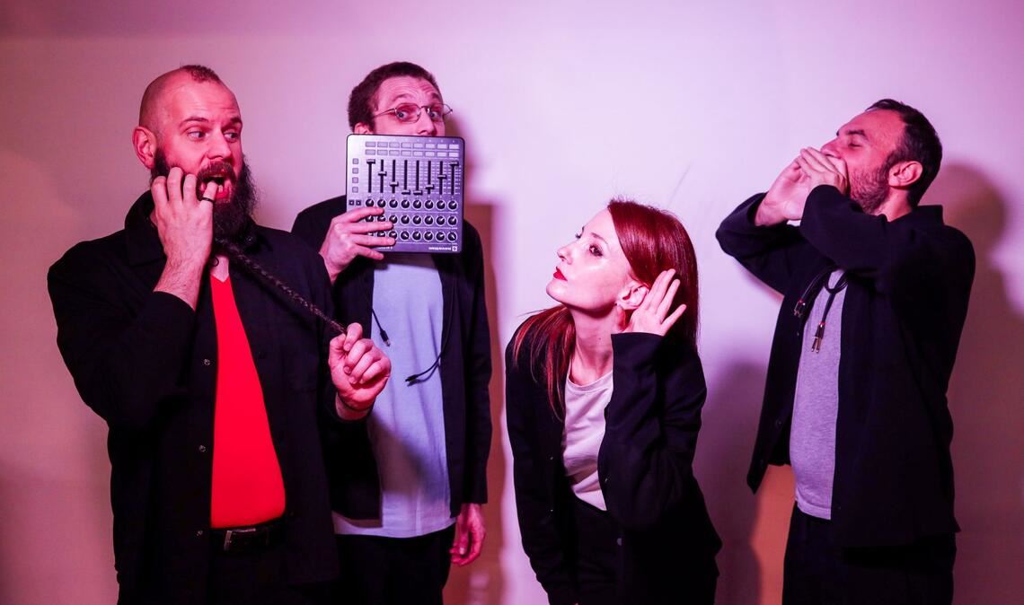 Bei Eclat gibt es jede Menge spannender Musikexperimente – wie hier vom italienischen Quartett Azione Improvvisa