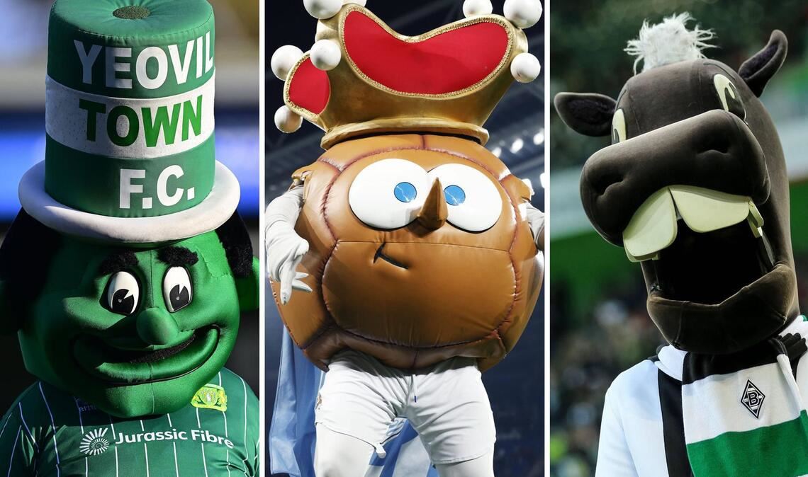 Bei Maskottchen sind der Kreativität keine Grenzen gesetzt.