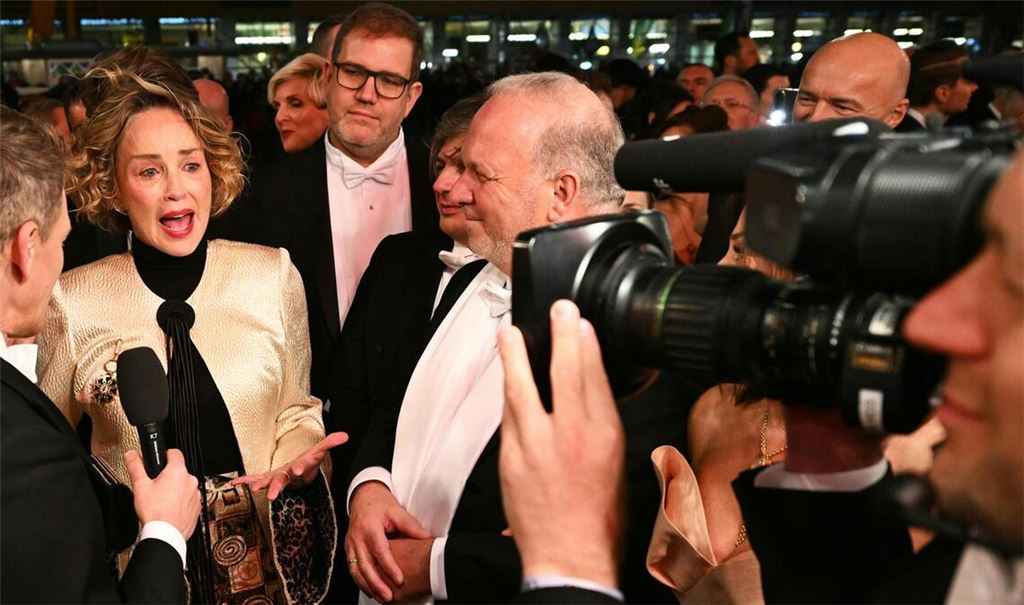 Bei Sharon Stone flossen am roten Teppich ein paar Tränen.