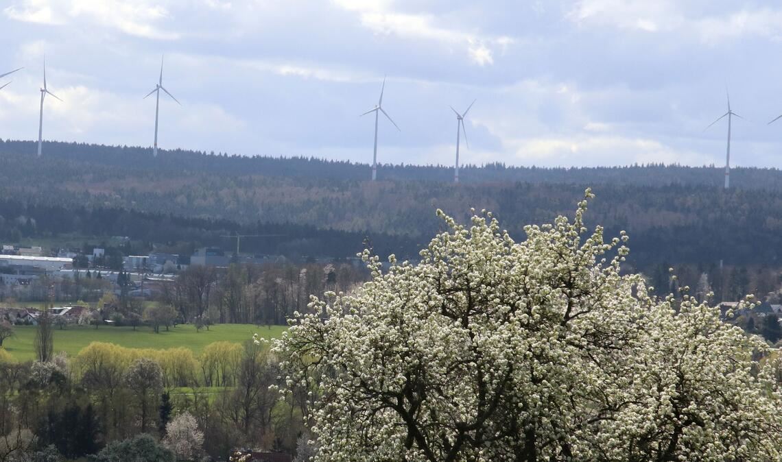 Bei Straubenhardt-Langenalb drehen sich elf Windkraftanlagen –die Genehmigung und der Bau haben 2017/18 für viel Gegenwind aus der Bevölkerung gesorgt. Foto: Ehmann