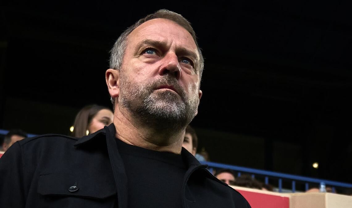 Bei Trainer Hansi Flick vom FC Barcelona liegen  offenbar die Nerven blank (Archivfoto).
