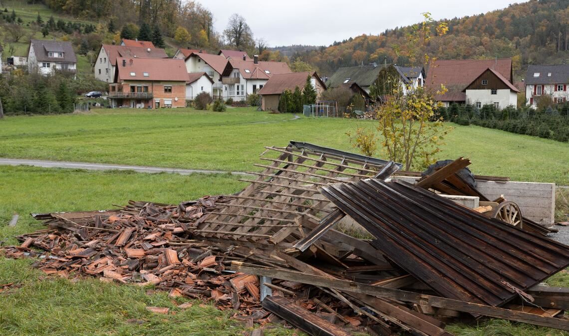 Bei  Unwetterschäden kam die  Sparkassenversicherung  2025   glimpflich davon.