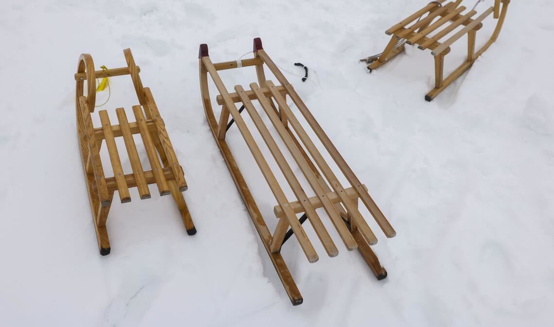 Bei dem Rodelunfall prallte die 13-Jährige gegen einen Baum (Symbolbild).