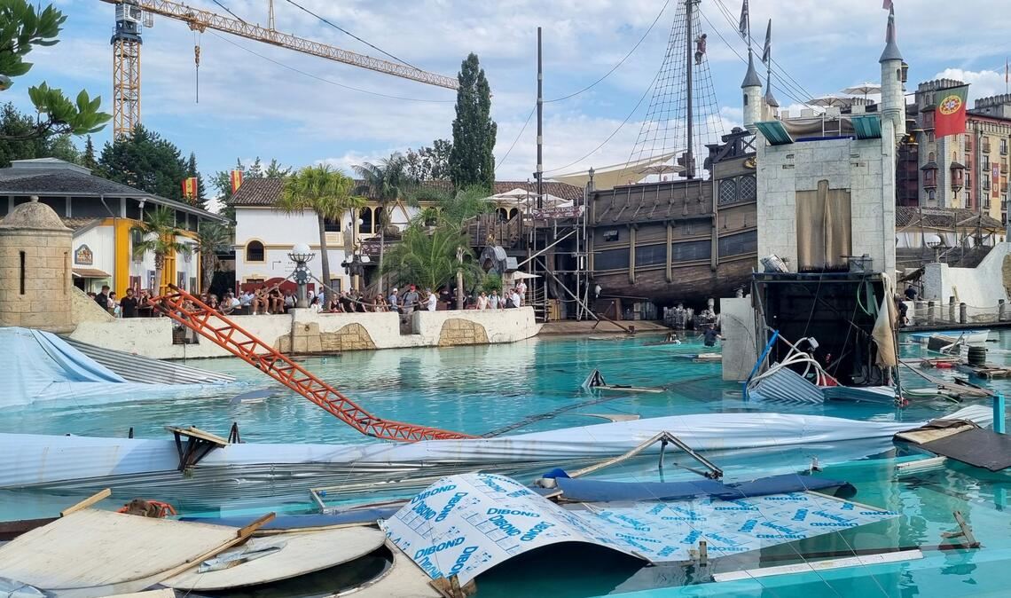 Bei dem Unfall im Europa-Park  waren im August 2023 mehrere Menschen verletzt worden.