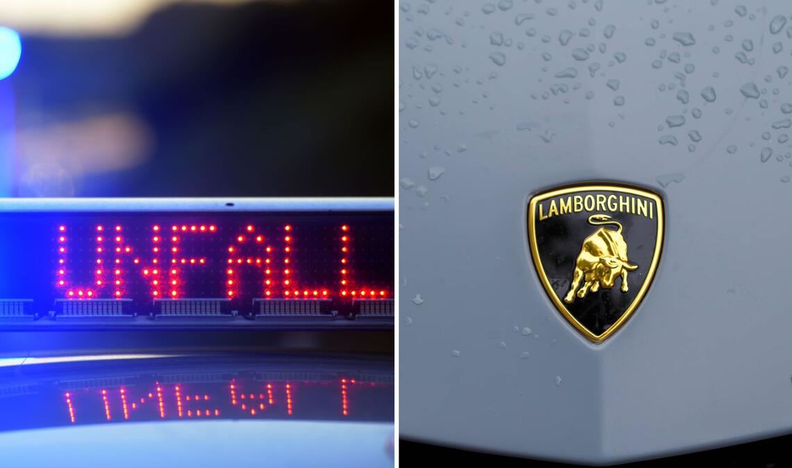 Bei dem Unfall wurden zwei Personen schwer verletzt.