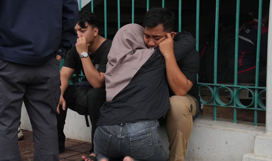 Bei den Angehörigen herrschten Trauer und Verzweiflung.