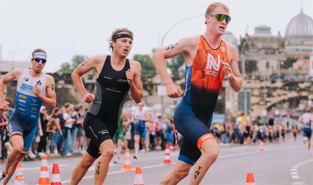 Bei den Finals in Dresden führte der Triathlon mitten durch die Stadt. So soll es auch in Stuttgart sein.