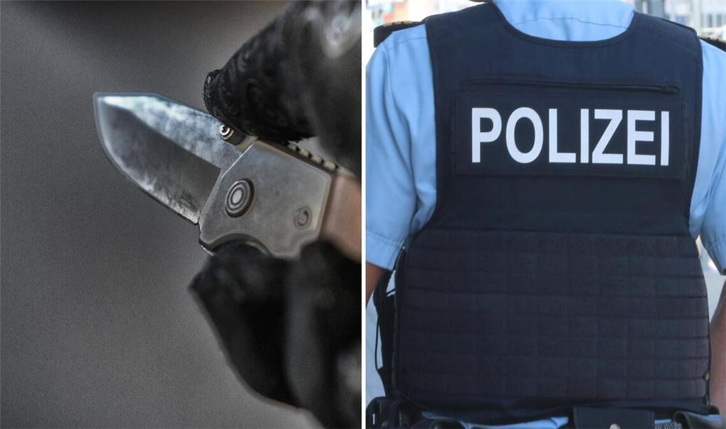 Bei der Auseinandersetzung soll auch ein Messer eingesetzt worden sein. (Symbolbilder)