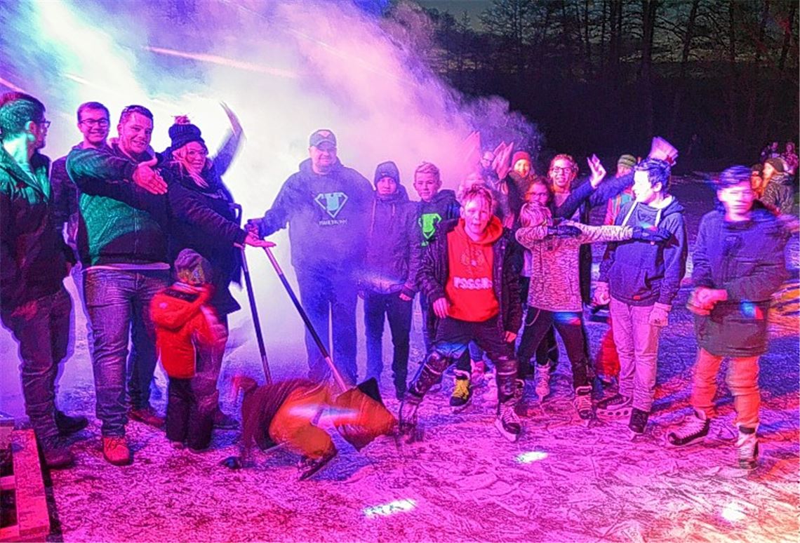 Party auf dem Eis