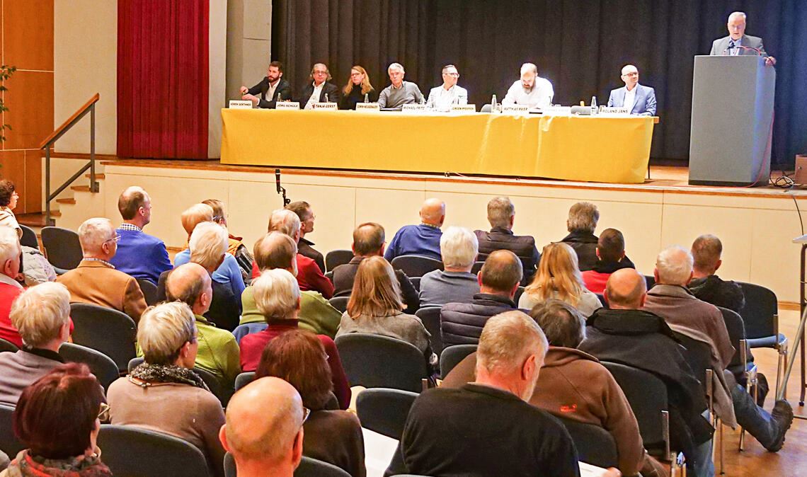 Bei der Hauptversammlung der Bürger-Energie Region Mühlacker eG im Uhlandbau schauen die Mitglieder auf das vergangene Jahr zurück. Foto: Friedrich