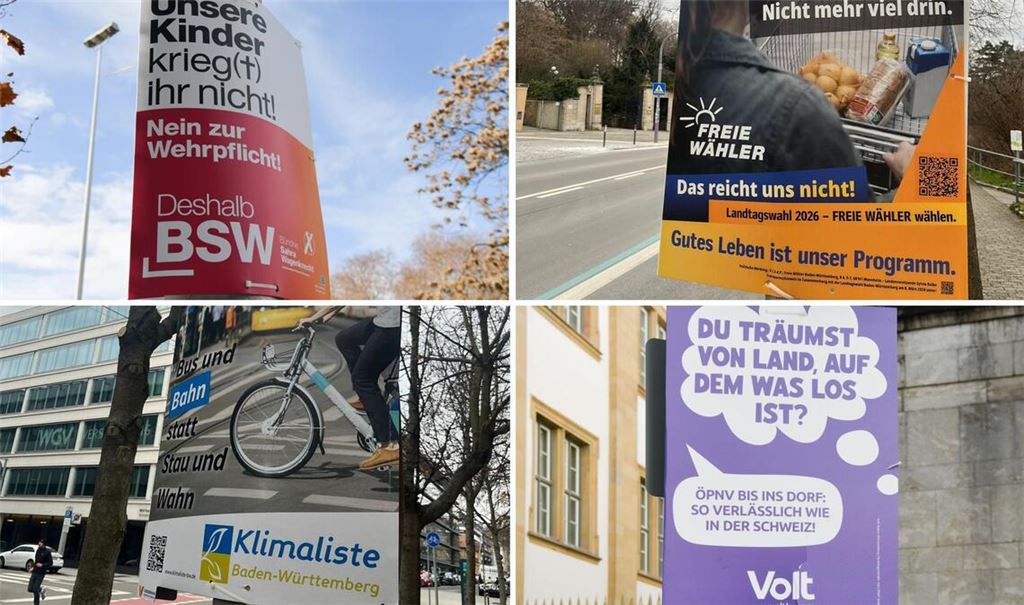 Bei der Landtagswahl in Baden-Württemberg stehen neben den bekannten auch viele kleine Parteien zur Wahl.