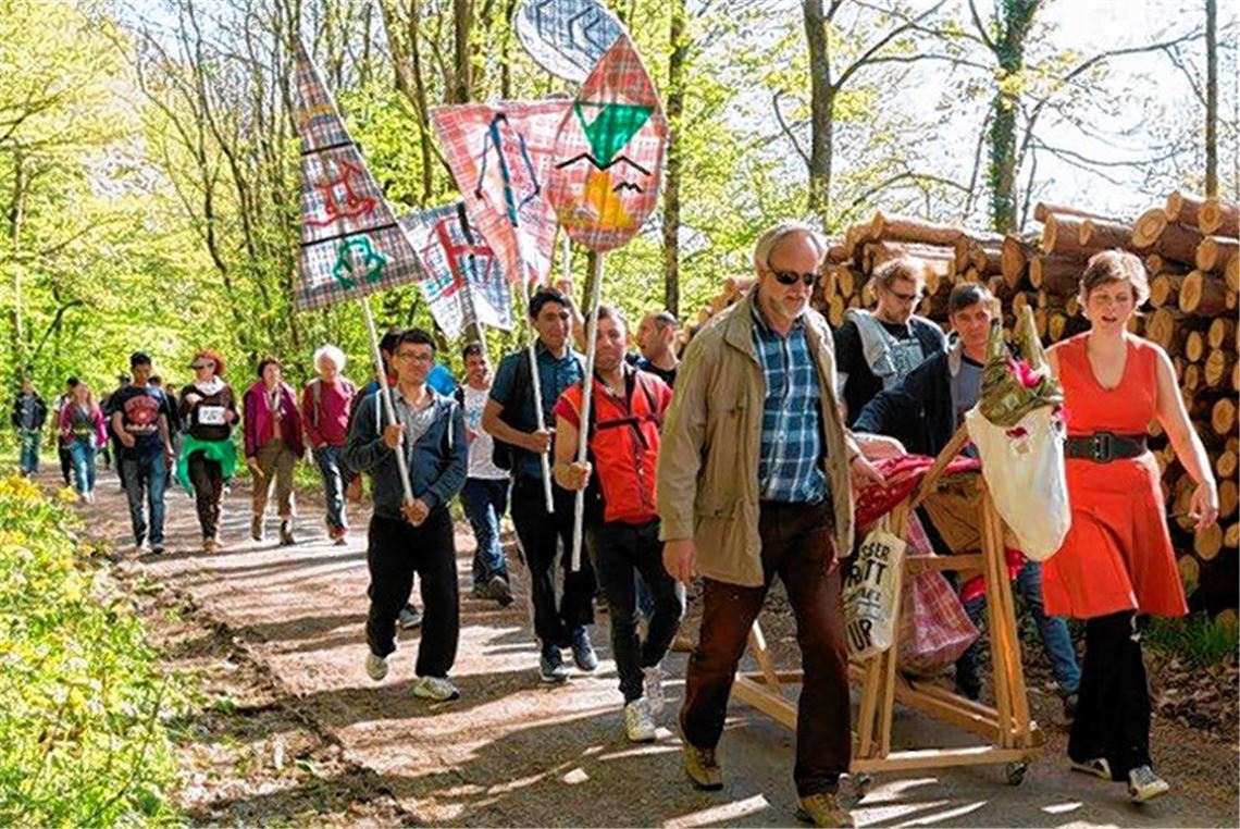 Esel zeichnet Eindrücke auf