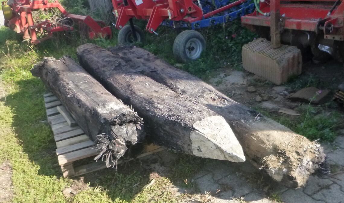 Bei der jüngsten Baumaßnahme sind Pfeiler eines Vorgängerbauwerks ans Tageslicht gekommen.