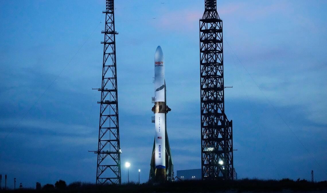 Bei einem Test einer New Glenn Rakete gab es eine Explosion. (Archivbild)