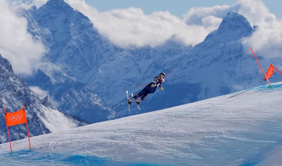 Bei ihrem Sturz bei den Winterspielen verletzte sich Lindsey Vonn schwer.