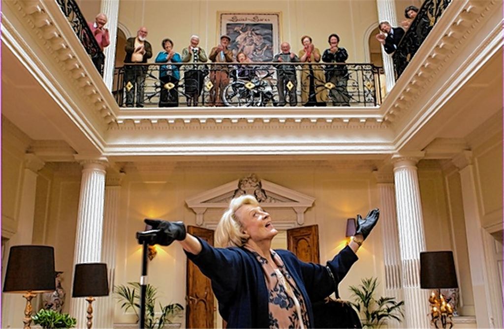 Beifall für die Diva. 