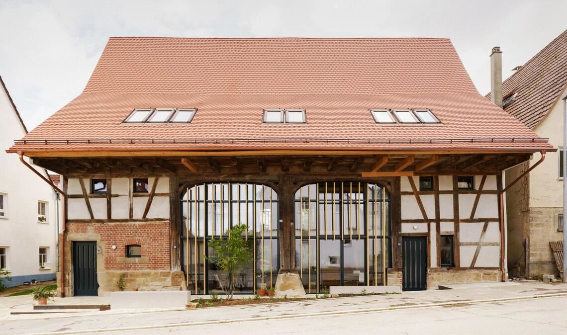 Beim „Häuser“-Award reüssiert hat auch die Scheune in Tübingen von KO/OK Architekten.