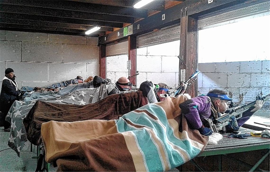 Schützen trotzen frostigen Temperaturen