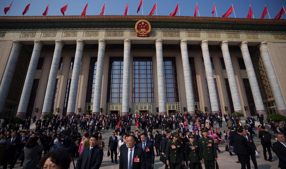 Beim Nationalen Volkskongress wird der Fünfjahresplan vorgestellt. (Symbolbild)