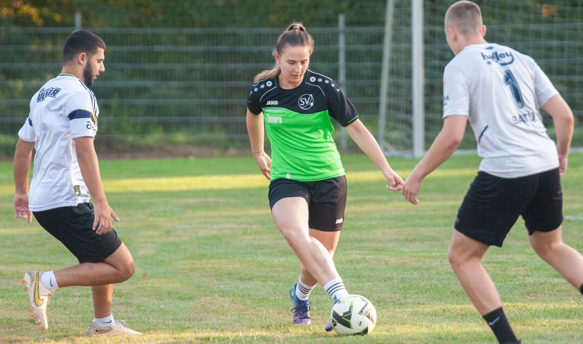 Beim SV Sternenfels spielt Tamara Lillich in der Herrenmannschaft. Seit 2023 ist dies auch im Württembergischen Fußballverband möglich.
