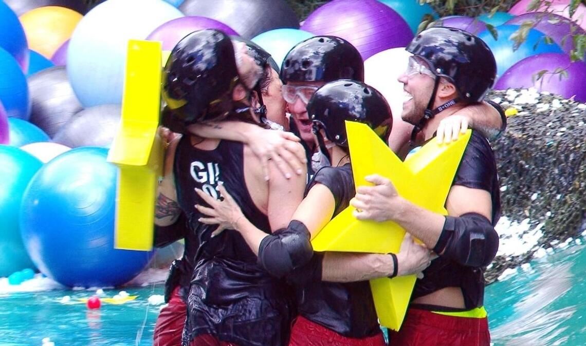 Beim Spiel "Creek der Sterne" mussten die Stars kurz vor dem Finale noch einmal alle Kräfte mobilisieren. (Handout)